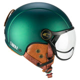 CGM 801V JET EBI VINTAGE Abierto Casco Verde Satinado - CASCO