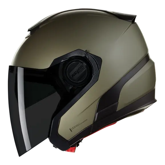 NOLAN N40-5 CLASSICO NOBILE 315 Abierto Moto Casco Negro Piedra