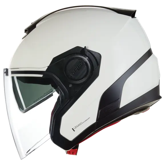 NOLAN N40-5 CLASSICO 305 Abierto Moto Casco Negro Blanco