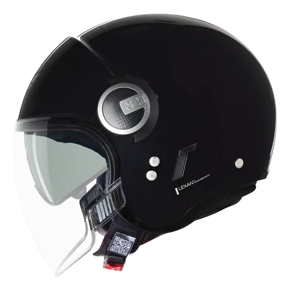 NOLAN N21 VISOR-6 CLASSIC 301 Abierto Moto Casco Negro Brillante