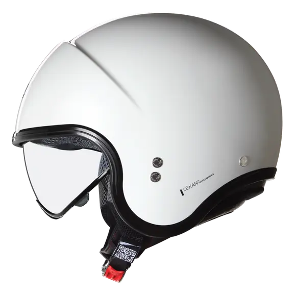 NOLAN N21-06 CLASSICO 305 Cara Abierta Moto Casco Blanco Metalizado