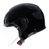 NOLAN N30-4 T CLASSICO 301 Abierto Moto Casco negro brillante