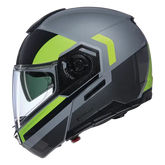 NOLAN N90-03 ROBOTO 346 modular motocicleta Casco Negro Gris Amarillo