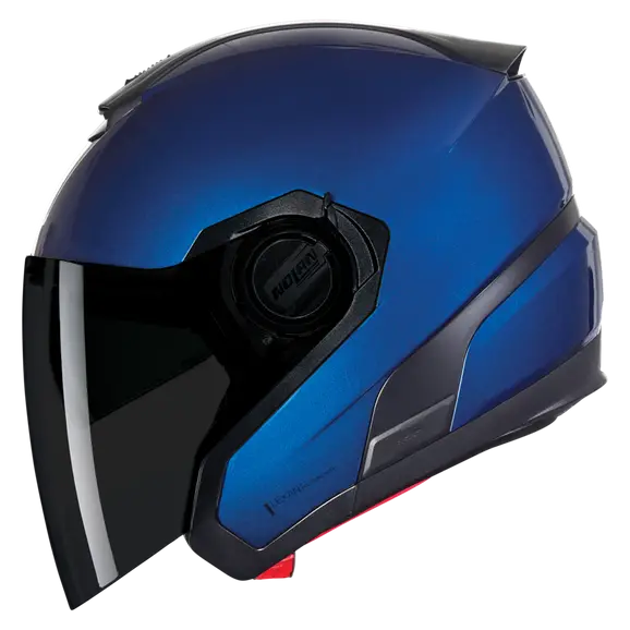 NOLAN N40-5 CLASSICO NOBILE 312 Abierto Moto Casco Negro Azul