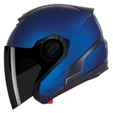 NOLAN N40-5 CLASSICO NOBILE 312 Abierto Moto Casco Negro Azul