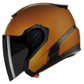 NOLAN N40-5 CLASSICO NOBILE 319 Abierto Moto Casco Negro Naranja
