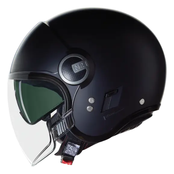 NOLAN N21 VISOR-6 CLASSIC 302 Abierto Moto Casco Negro Mate