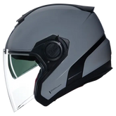 NOLAN N40-5 CLASSICO 303 abierto moto Casco Negro Gris