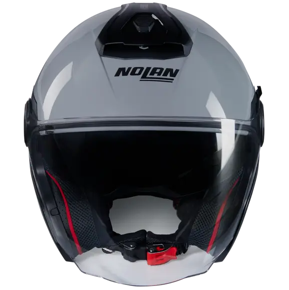 NOLAN N40-5 CLASSICO 303 abierto moto Casco Negro Gris