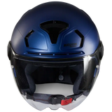 NOLAN N30-4 T CLASSIC NOBLE 313 Abierto Moto Casco Azul Profundo