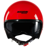 NOLAN N21-06 CLASSICO 307 Cara Abierta Moto Casco rojo brillante