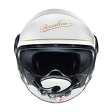 NOLAN N21 VISOR-6 BORSALINO 124 Abierto Moto Casco Oro Blanco