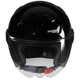 NOLAN N30-4 T CLASSICO 301 Abierto Moto Casco negro brillante