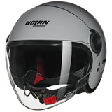 NOLAN N21 VISOR-6 CLASSIC 303 Abierto Moto Casco Gris Brillante