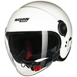 NOLAN N21 VISOR-6 CLASSIC 305 Abierto Moto Casco Blanco Brillante