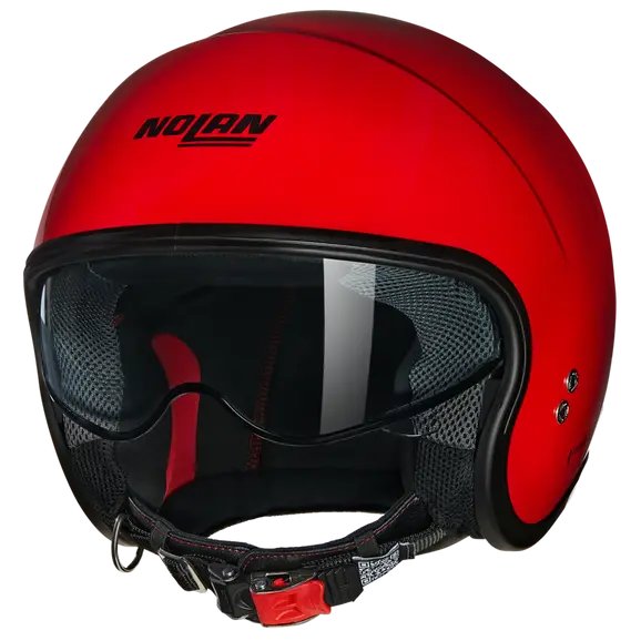 NOLAN N21-06 CLASSICO 307 Cara Abierta Moto Casco rojo brillante