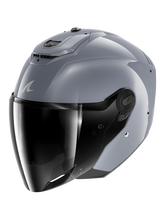 SHARK RS Jet Carbon Sombra Oscura Plata Pistola Casco