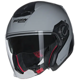 NOLAN N40-5 CLASSICO 303 abierto moto Casco Negro Gris