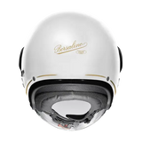 NOLAN N21 VISOR-6 BORSALINO 124 Abierto Moto Casco Oro Blanco