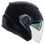 NOLAN N40-5 CLASSICO 301 Abierto Moto Casco Negro brillante