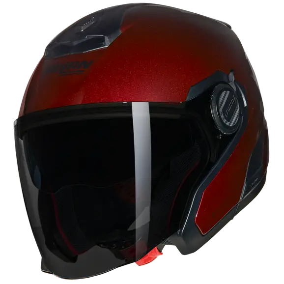 NOLAN N40-5 CLASSICO NOBILE 321 Abierto Moto Casco Rojo Visceral