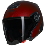 NOLAN N40-5 CLASSICO NOBILE 321 Abierto Moto Casco Rojo Visceral