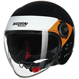 NOLAN N21 VISOR-6 ONIRICO 345 Abierto Moto Casco Negro Blanco Naranja