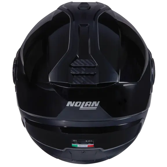NOLAN N40-5 CLASSICO 301 Abierto Moto Casco Negro brillante
