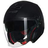 NOLAN N40-5 CLASSICO 302 Abierto Moto Casco Negro Plano