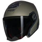 NOLAN N40-5 CLASSICO NOBILE 315 Abierto Moto Casco Negro Piedra