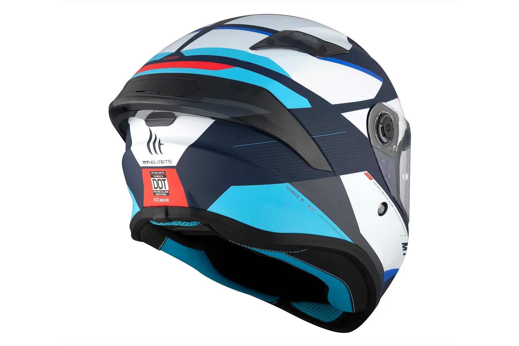 MT Targo S Kay C7 Matt Casco integral para motocicleta ECE 22.06 - CASCO