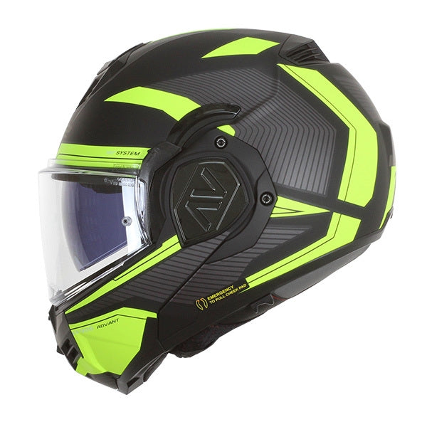 LS2 FF906 ADVANT REVO BLACK H-V YELLOW - SECURTEX MOTOR S.L (t/a MaximoMoto)