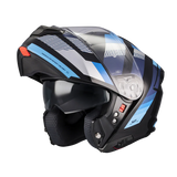 MT GENESIS SV STROKE B7 CASCO MODULARE DE MOTO BRILLO