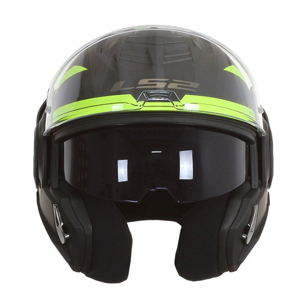 LS2 FF906 ADVANT REVO BLACK H-V YELLOW - SECURTEX MOTOR S.L (t/a MaximoMoto)