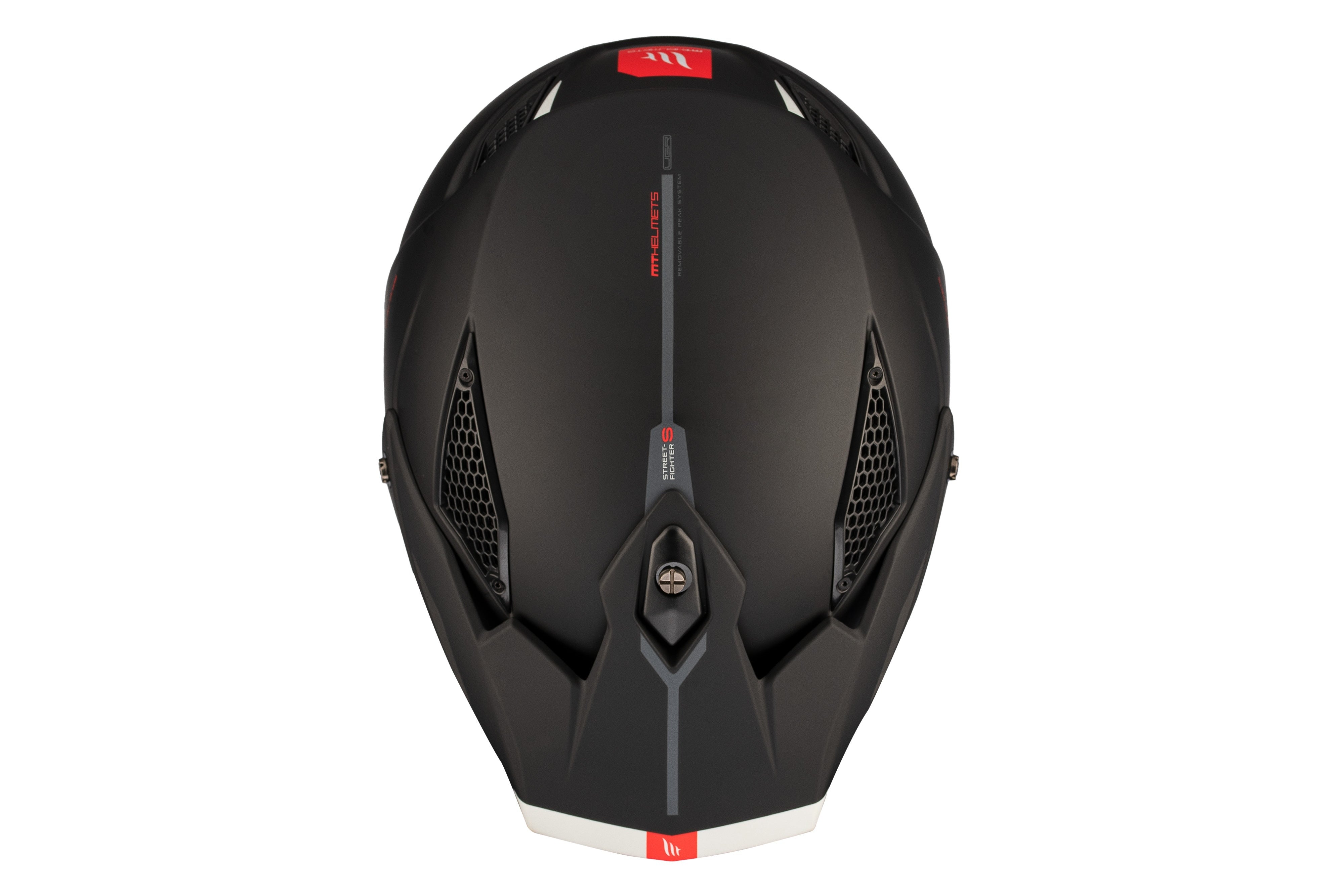MT Streetfighter S SV Solid A1 Casco modular abierto para motocicleta - CASCO