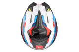MT Atom 2 Sv Bast A0 Gloss Pearl Casco de motocicleta abatible - CASCO