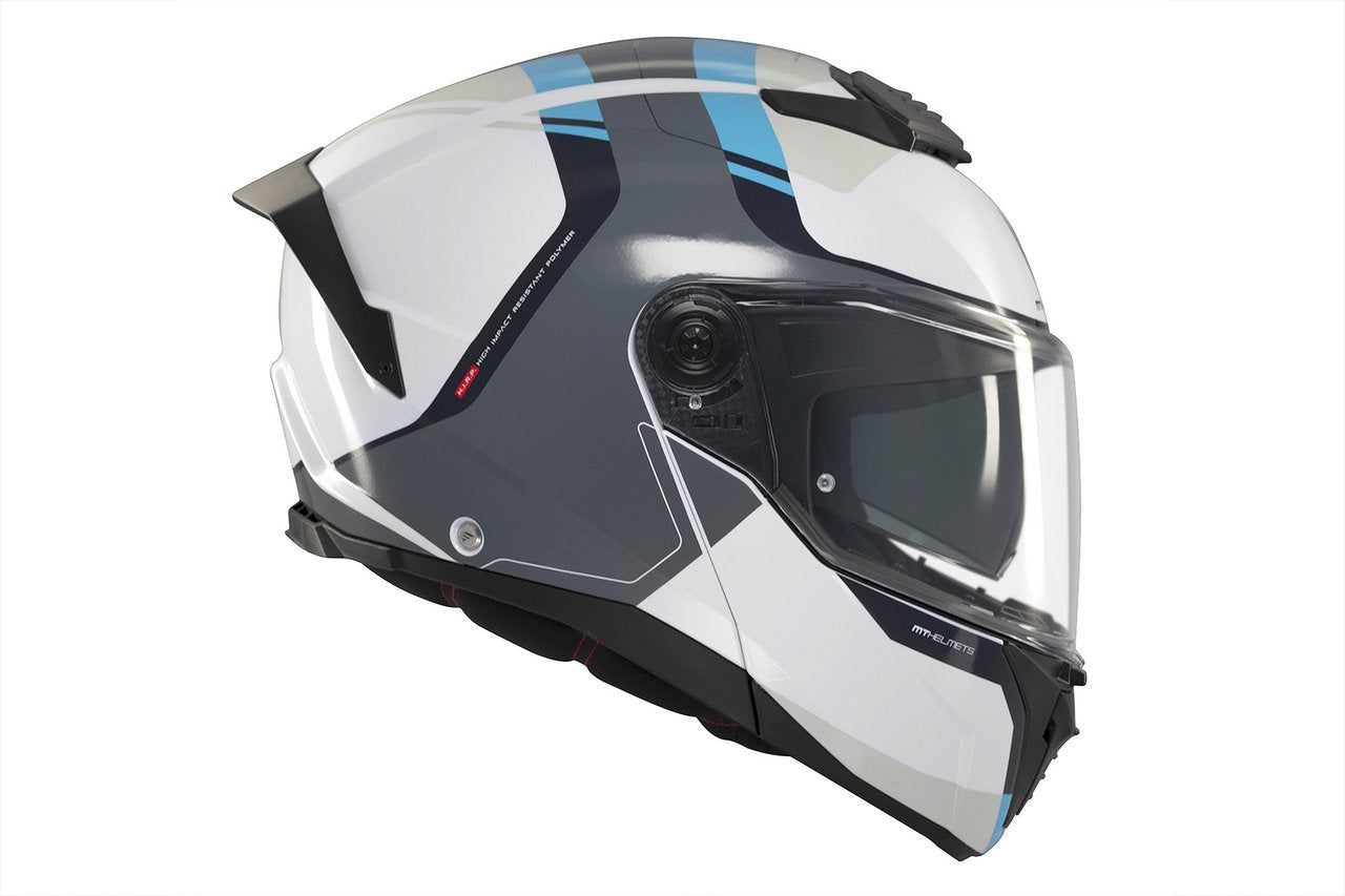 MT ATOM 2 SV Emalla C17 Casco modular de moto mate - CASCO