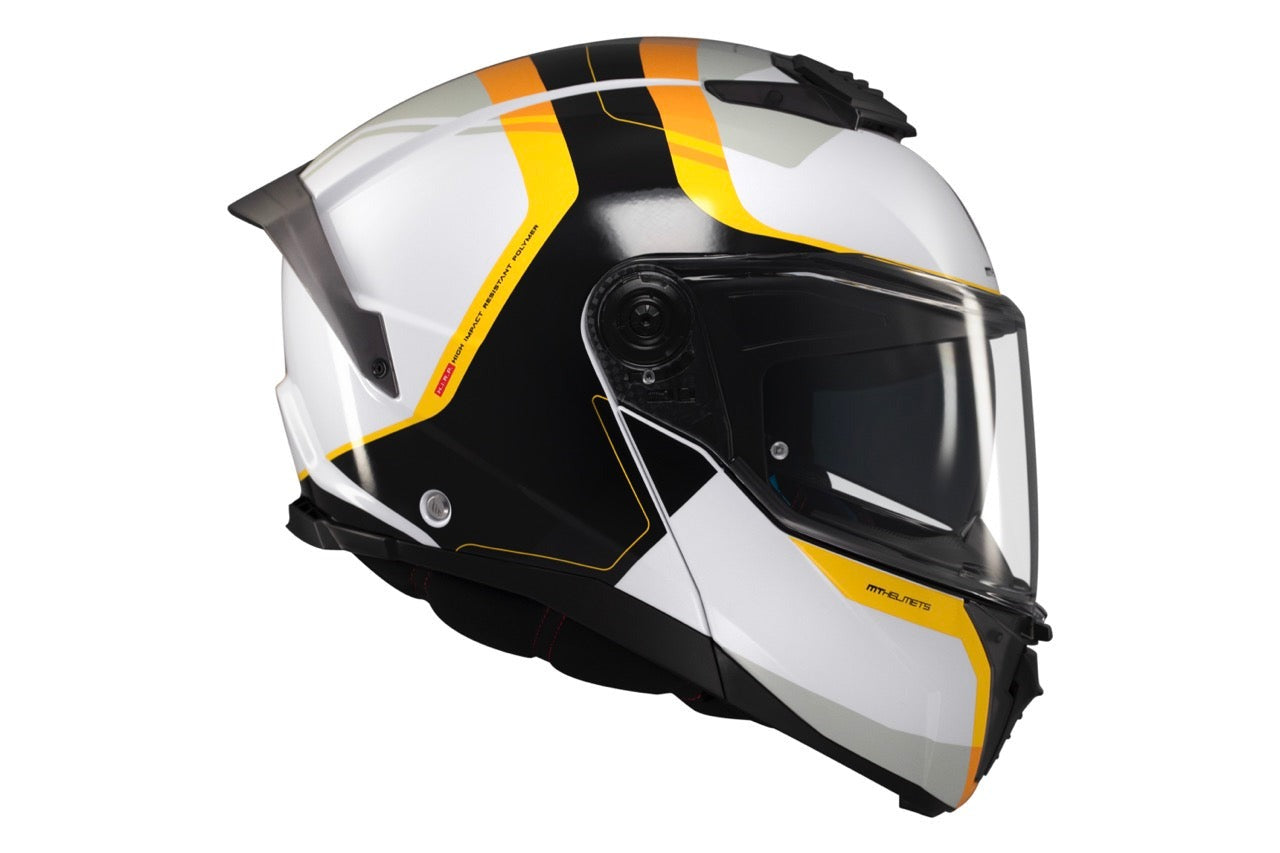 Casco modular para motocicleta MT ATOM 2 SV Emalla B3 - Helmet