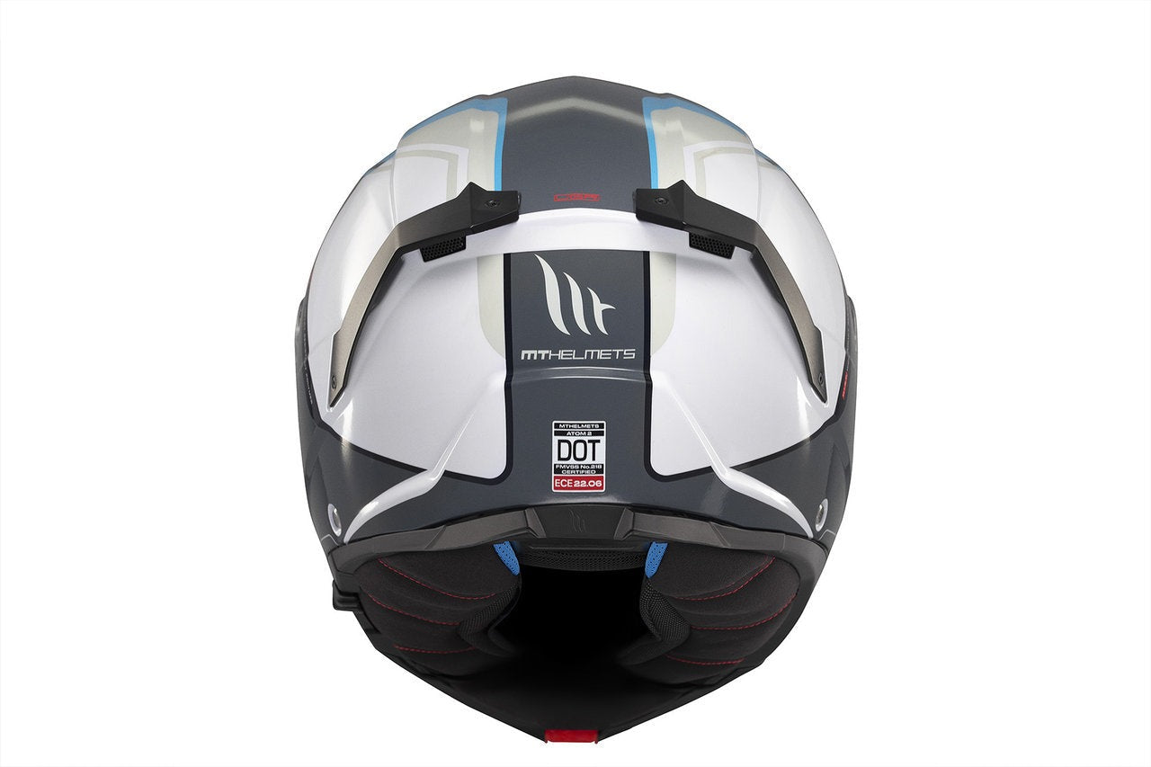 MT ATOM 2 SV Emalla C17 Casco modular de moto mate - CASCO