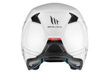 MT District Sv Solid A0 en blanco brillante Casco de moto todoterreno - CASCO