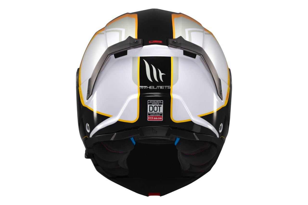 Casco modular para motocicleta MT ATOM 2 SV Emalla B3 - Helmet