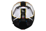 Casco modular para motocicleta MT ATOM 2 SV Emalla B3 - Helmet