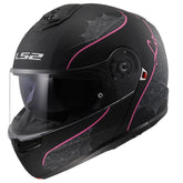 LS2 CASCO FF908 STROBE II LUX M.BLACK PINK-06 - SECURTEX MOTOR S.L (t/a MaximoMoto)