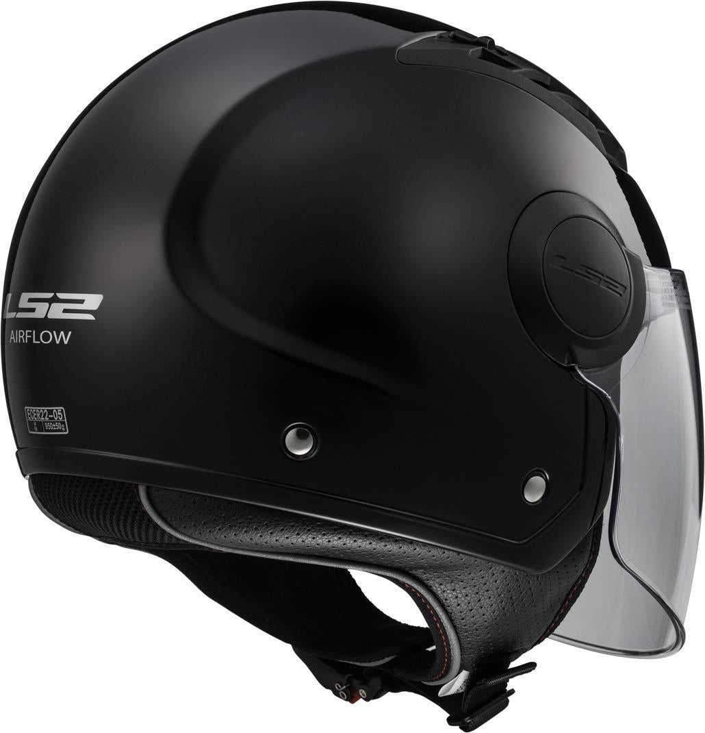 LS2 OF562 AIRFLOW MATT BLACK LONG - SECURTEX MOTOR S.L (t/a MaximoMoto)