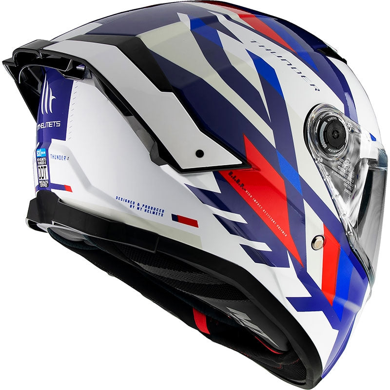 Cascos Integrales Turismo MT THUNDER 4 SV ERGO C7 PERLA BRILLO - CASCO