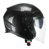 CGM 136A RNA MONO CASCO MOTO INTEGRALES CARBON NERO