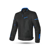 SHUA - Chaqueta Textil Gravity Lite Man Negro/Azul/Gris - CHAQUETA