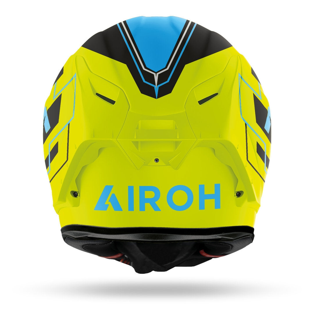 AIROH - CASCOS GP550 S CHALLENGE BLUE/YELLOW MATT - SECURTEX MOTOR S.L (t/a MaximoMoto)