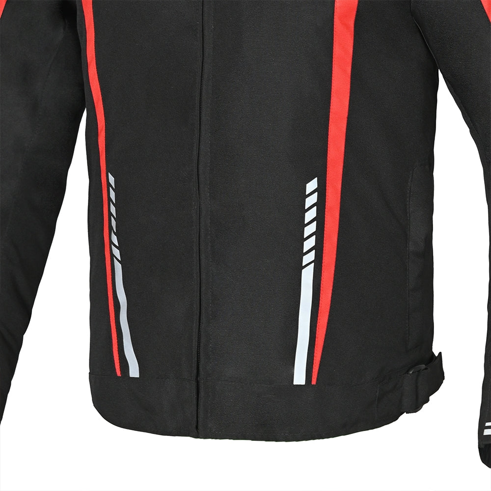 R-TECH - CHAQUETA TEXTIL MARSHAL NEGRO/ROJO - SECURTEX MOTOR S.L (t/a MaximoMoto)