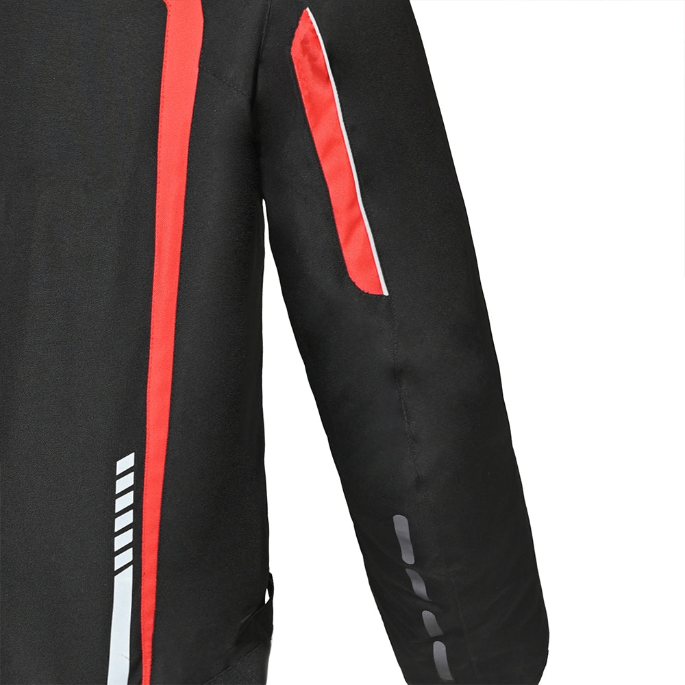 R-TECH - CHAQUETA TEXTIL MARSHAL NEGRO/ROJO - SECURTEX MOTOR S.L (t/a MaximoMoto)